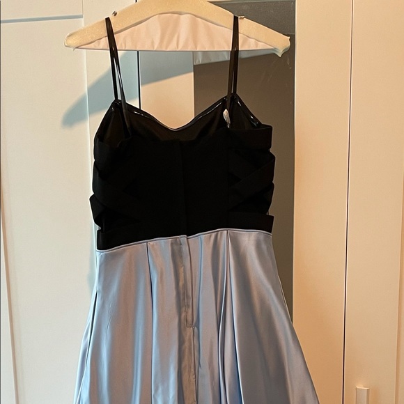 lavender Satin Ball Gown - Picture 4 of 6